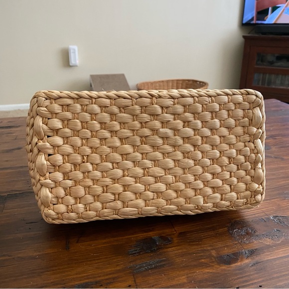 Women Wicker Handbag Bag  Beach Straw Woven Summer Rattan Basket Bag Boho - Picture 8 of 14